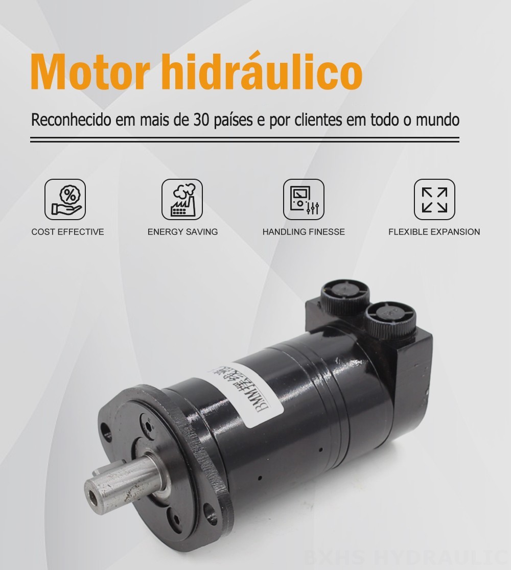Motor Hidráulico Cicloidal BMM 8 cc/r 14 Lpm Motor hidráulico